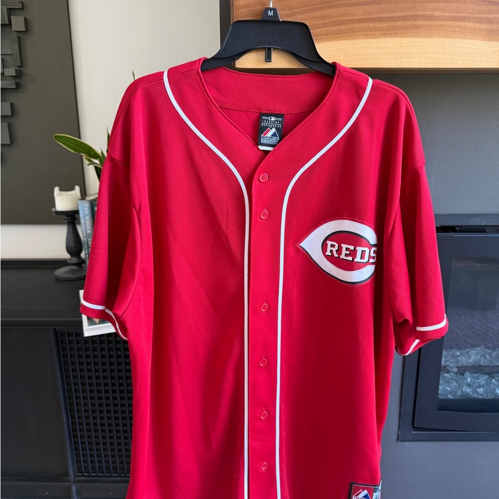 Cincinnati Reds Official MajesticBaseball Jersey 2X